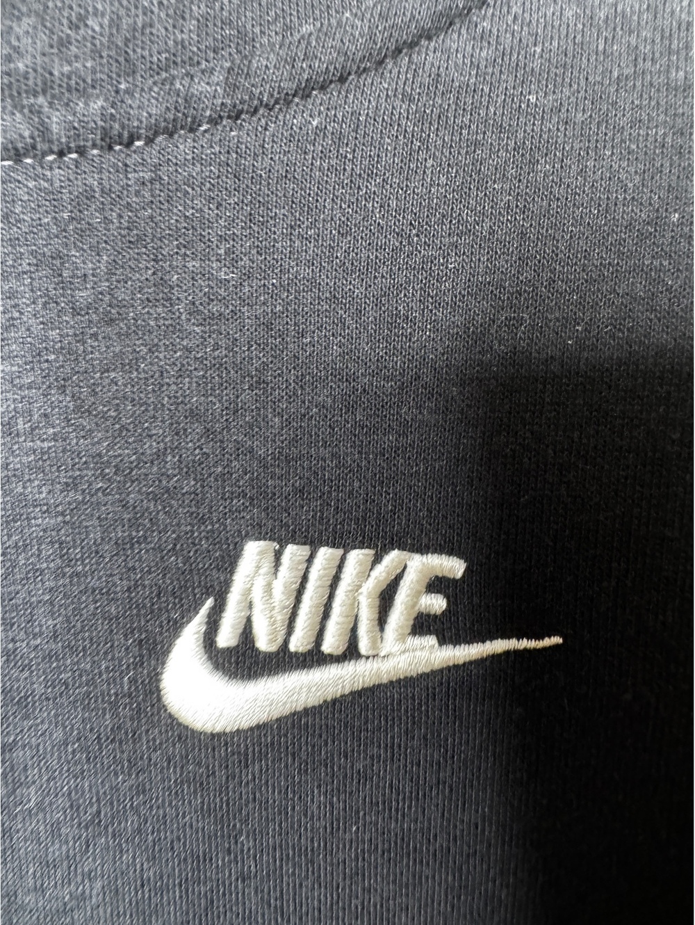 Nike Kids Large Hoodie Black Pullover Embroidered Swoosh Logo Sweatshirt L - Picture 2 of 7